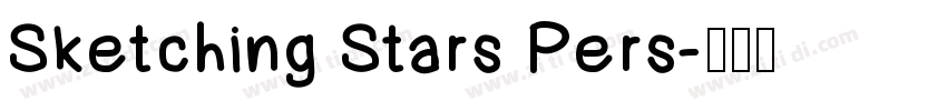Sketching Stars Pers字体转换